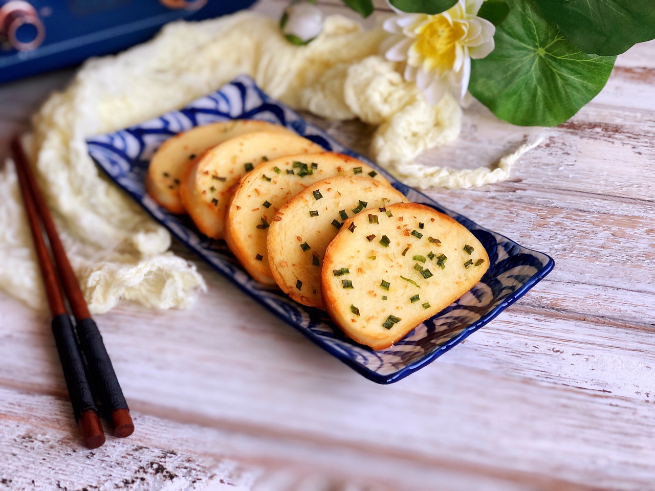蒜香烤馍片