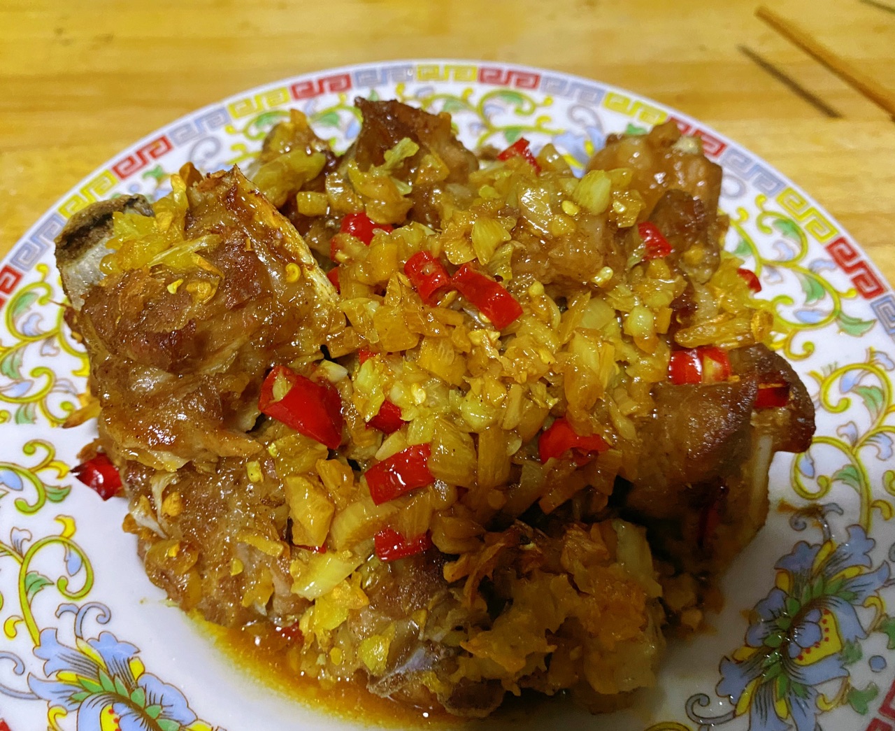 蒜香烤排骨