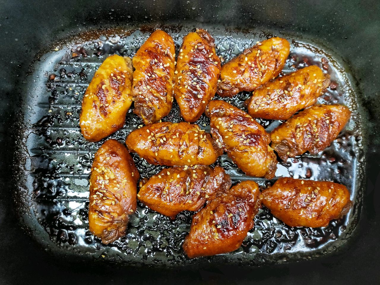 蒜香蜜汁鸡翅