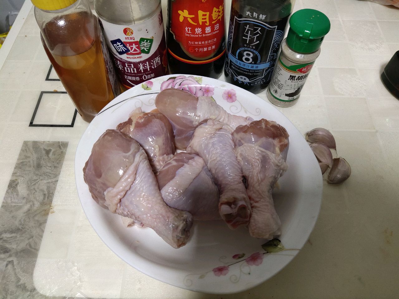 蒜香蜜汁鸡腿