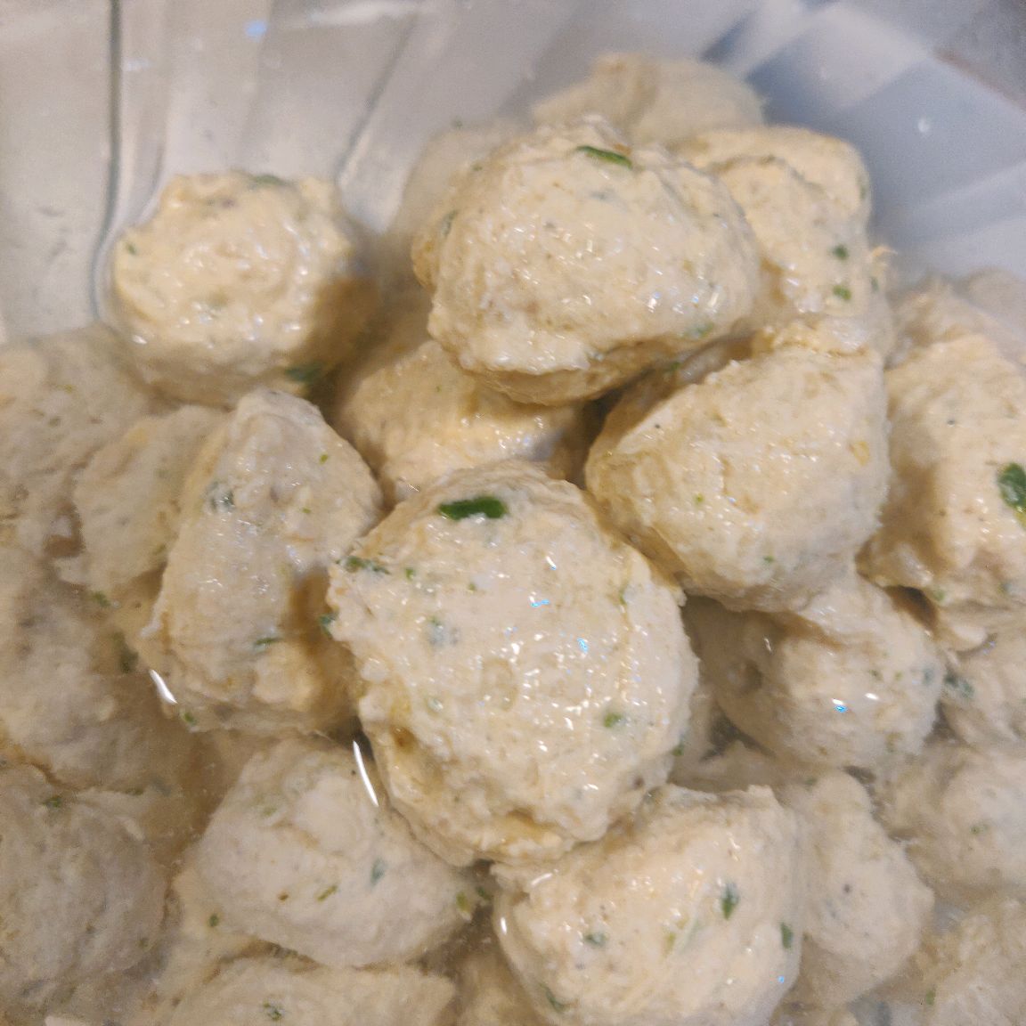 蒜香山药鸡胸肉丸