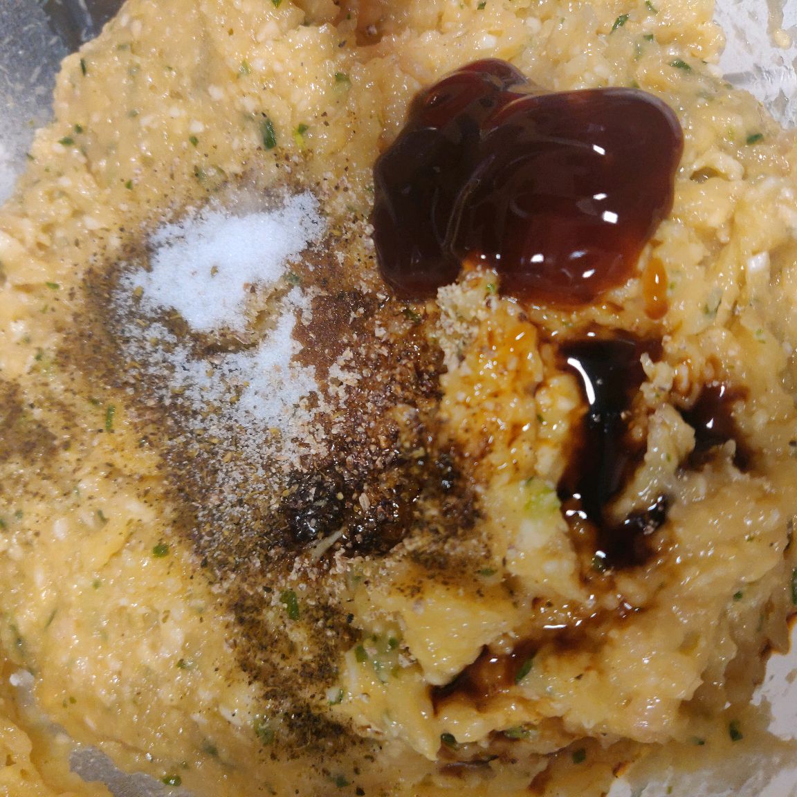 蒜香山药鸡胸肉丸