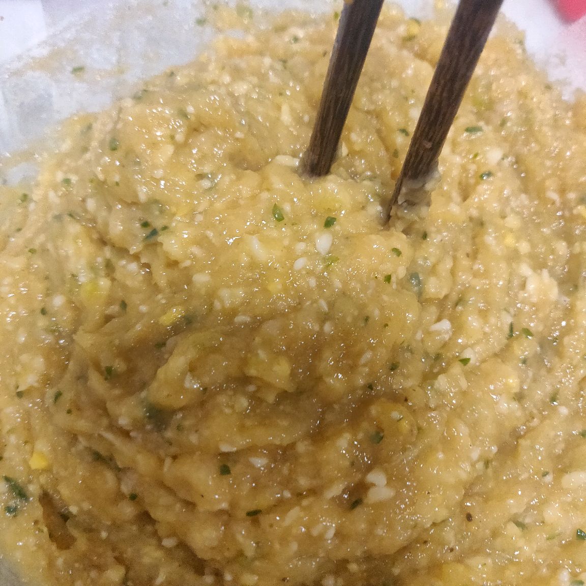 蒜香山药鸡胸肉丸