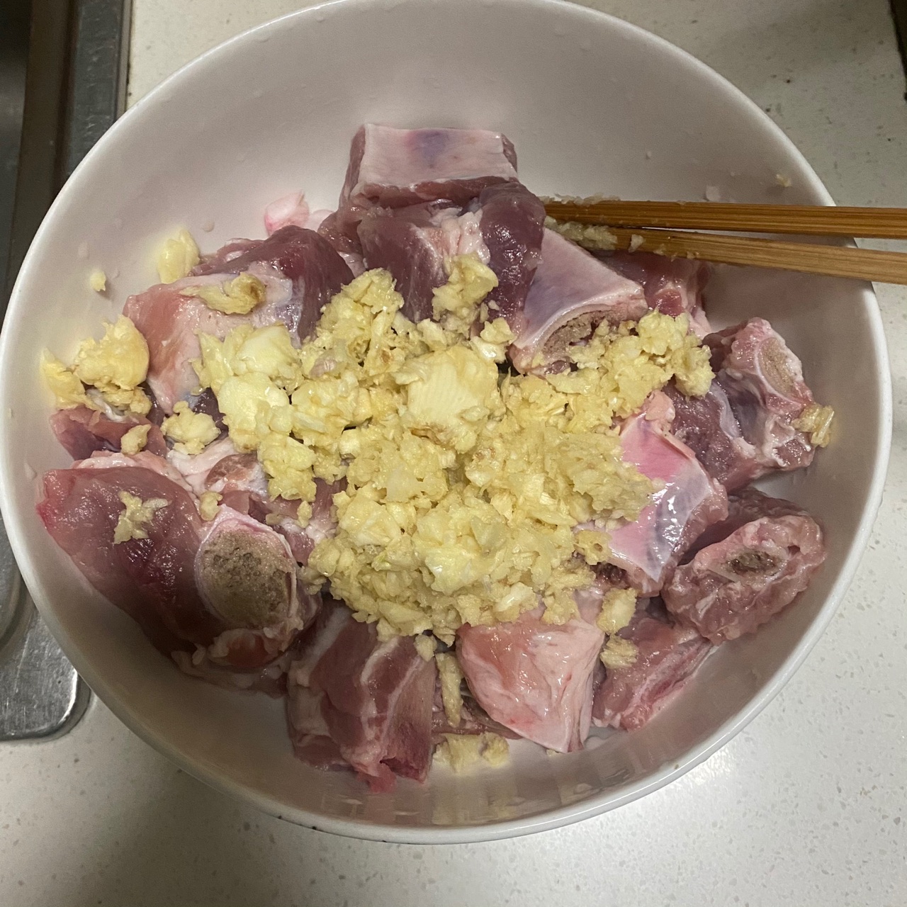 蒜香炸小排（自留）