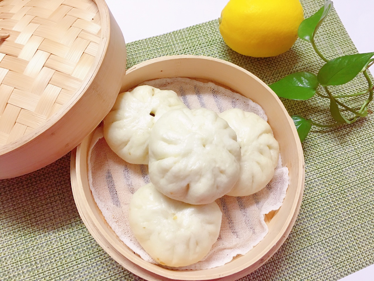 笋丝咸菜包子