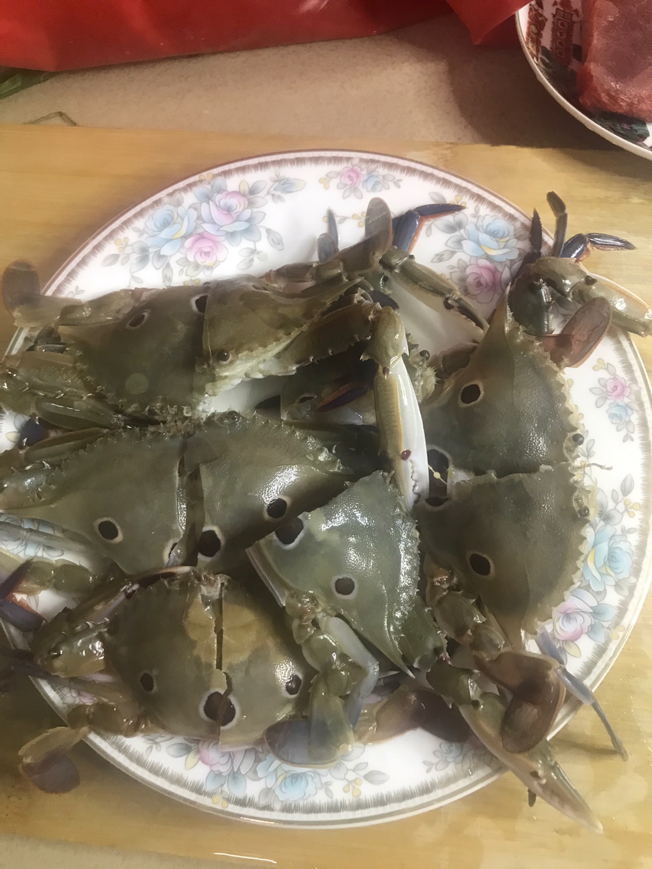 梭子蟹鱿鱼瘦肉粥