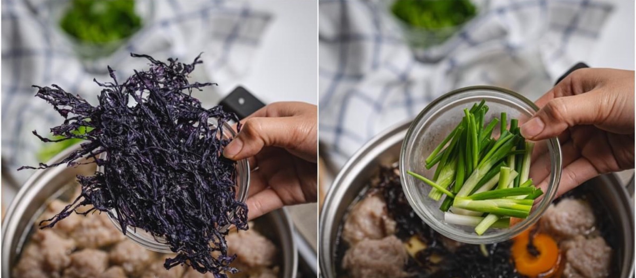 泰式猪肉丸子蔬菜汤