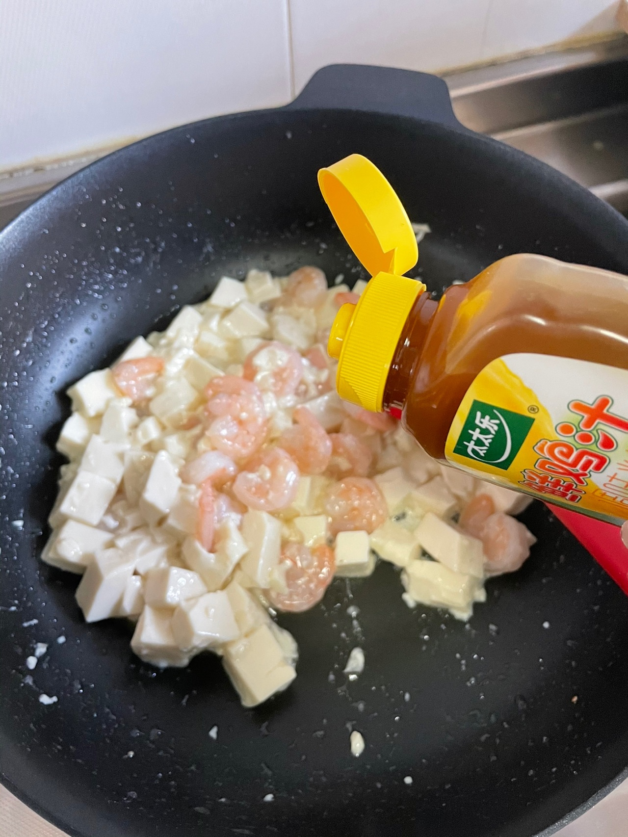 太太乐之虾仁豆腐羹