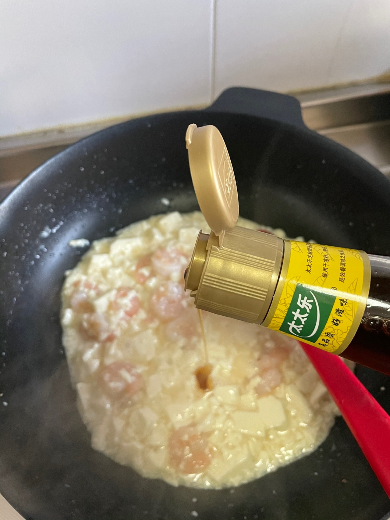 太太乐之虾仁豆腐羹