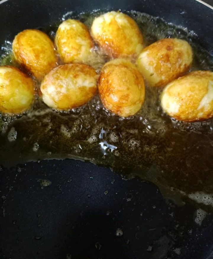 糖醋虎皮蛋