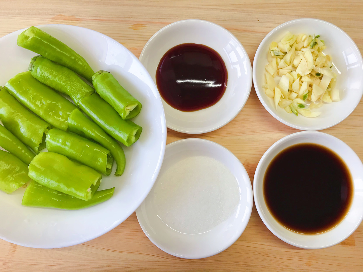 糖醋虎皮尖椒