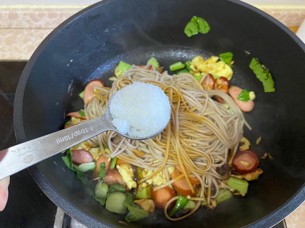 糖醋鸡蛋荞麦面