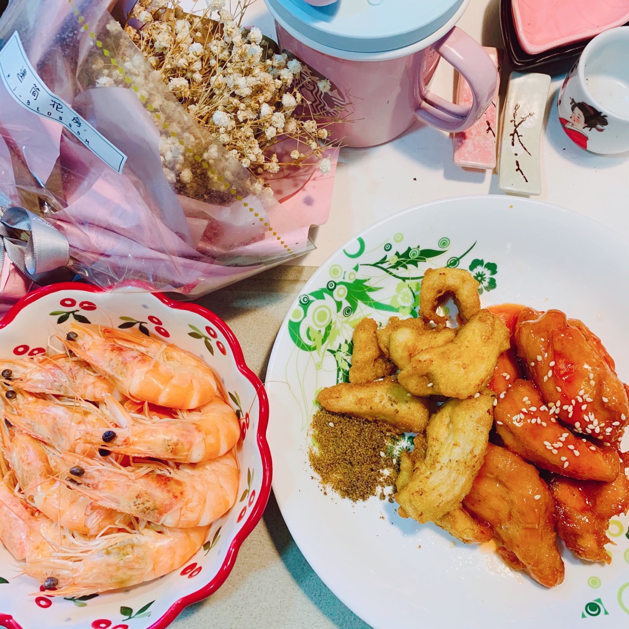 糖醋鸡柳+椒盐鸡柳