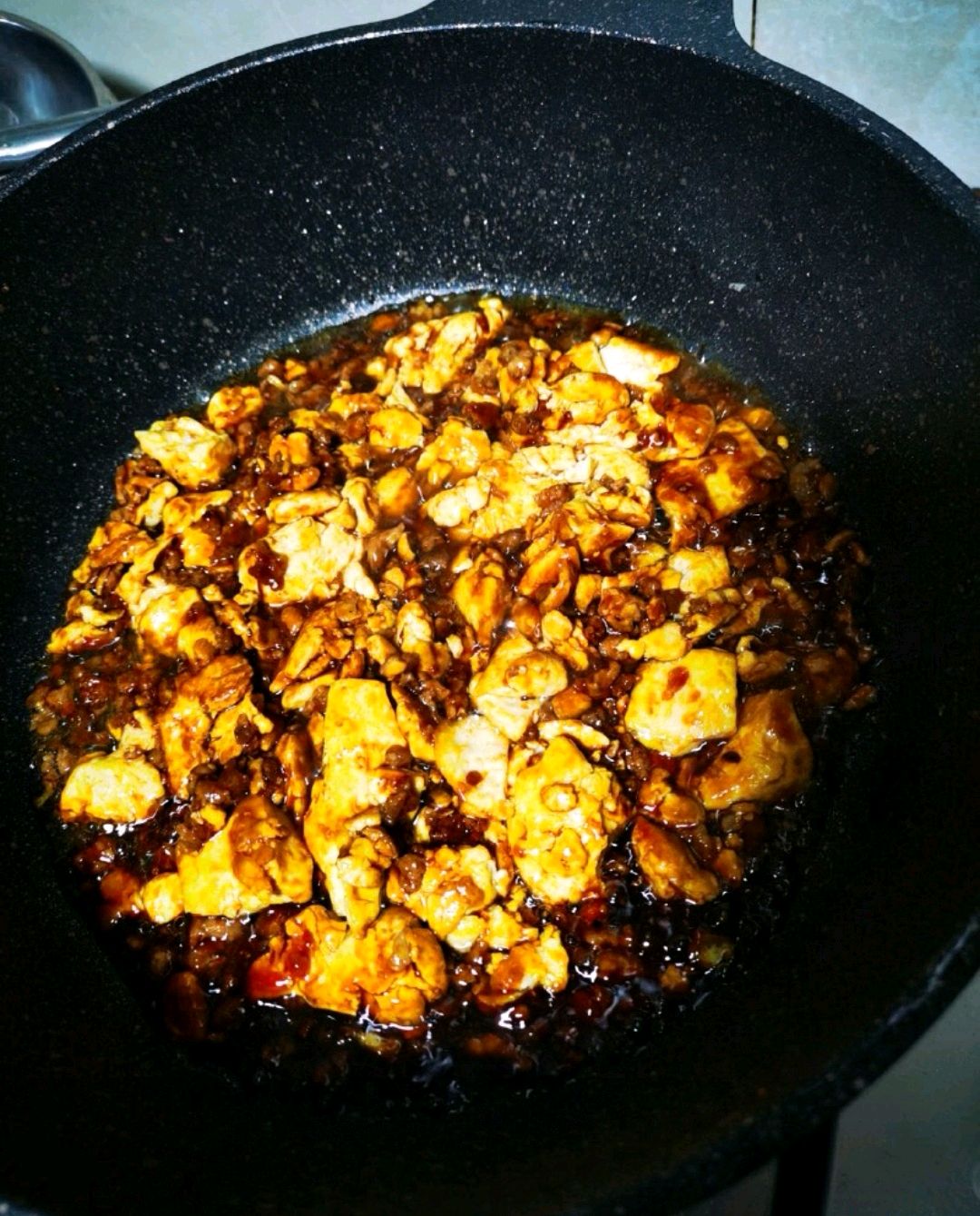 糖醋肉末豆腐