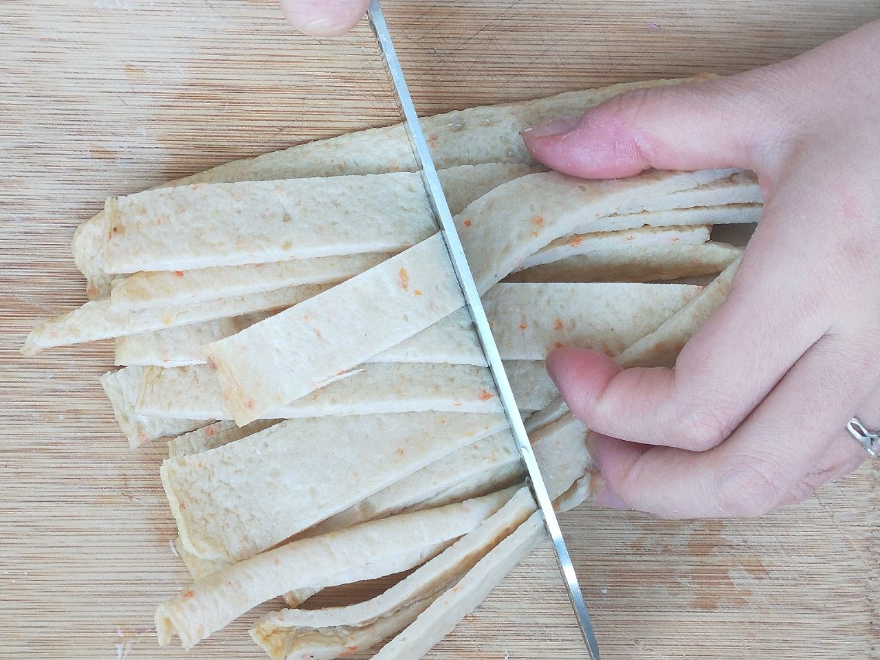 糖醋土豆炒鱼饼