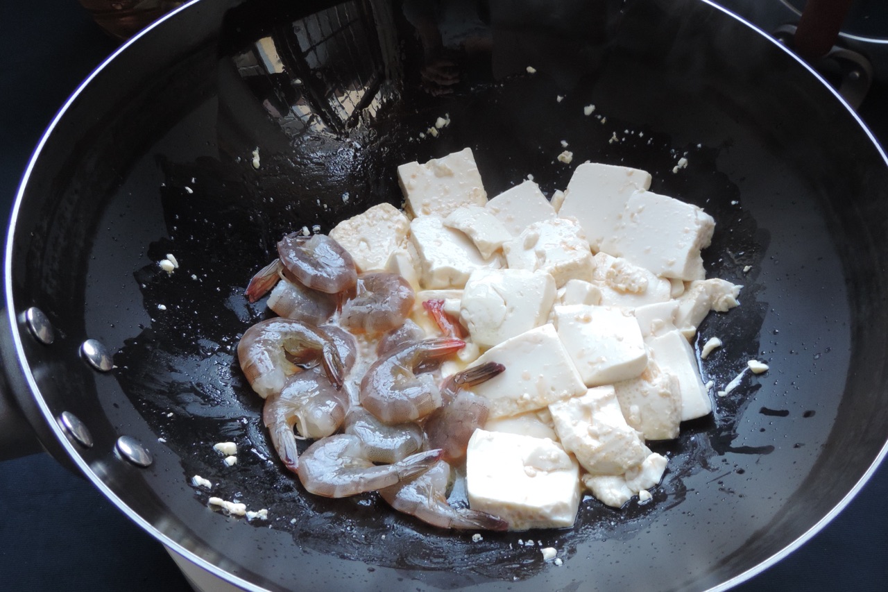 糖醋虾仁豆腐