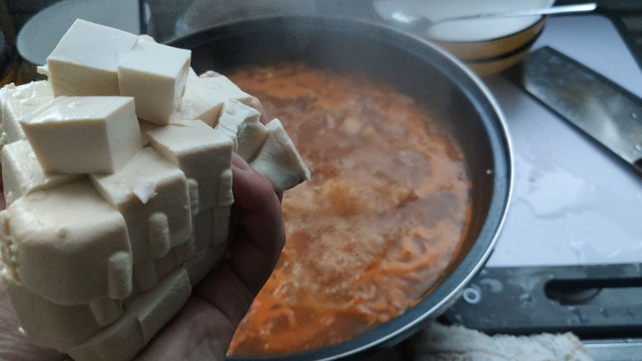 汤~辣白菜猪肉汤~极品下饭