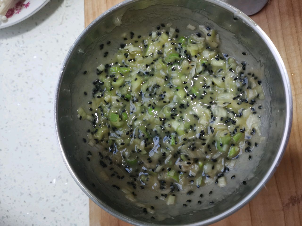 烫面葱油饼