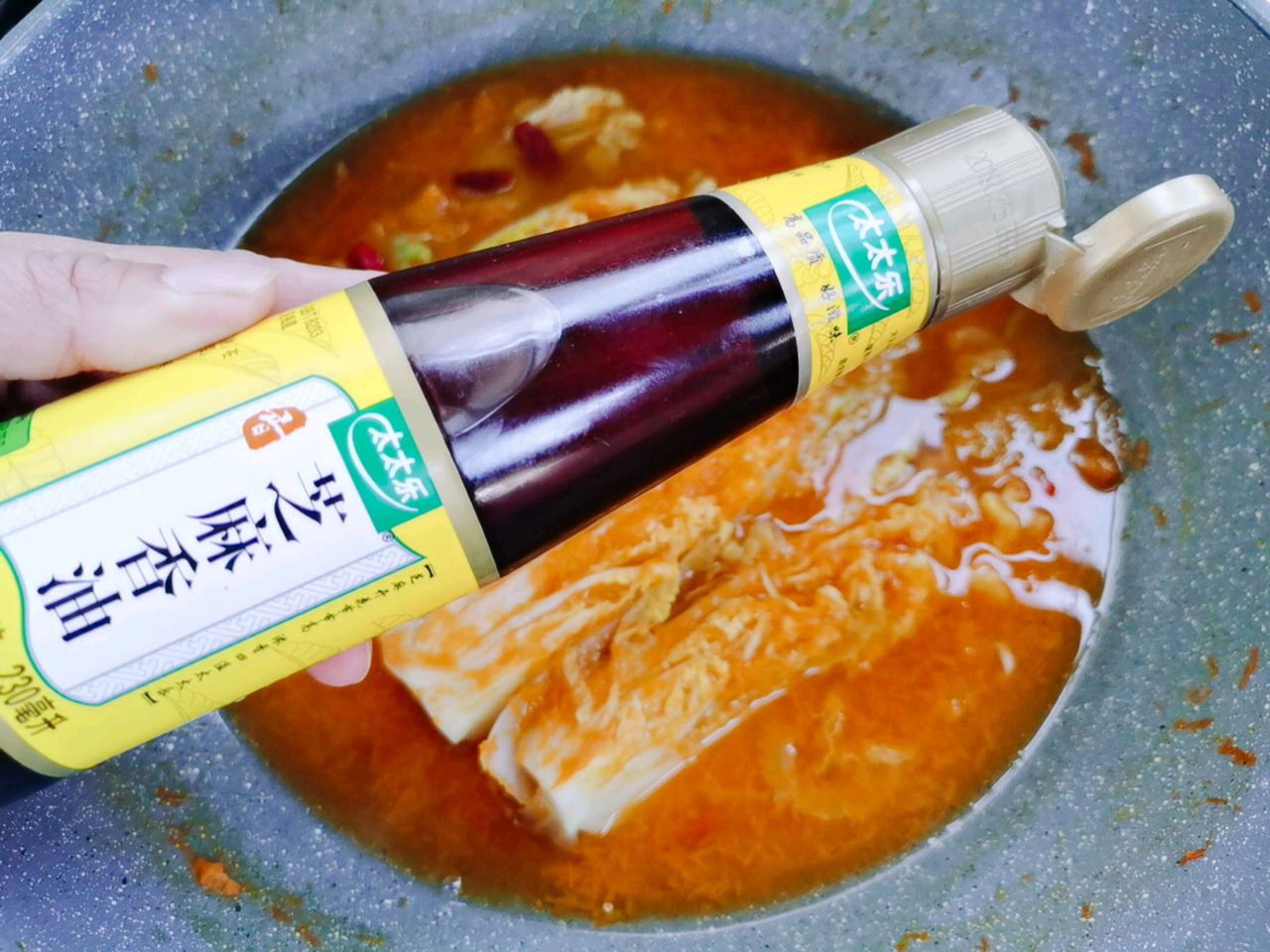 汤鲜味美的金汤娃娃菜