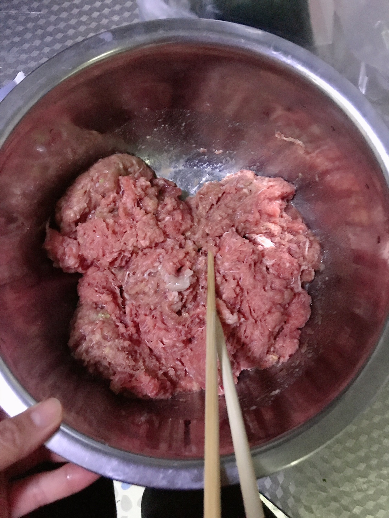 汤汁浓郁的牛肉馅