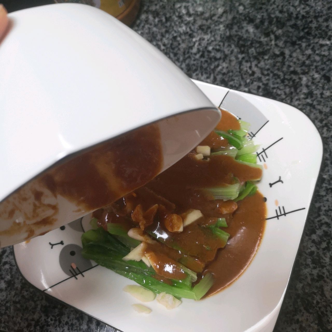 特别的口味>拌油麦菜