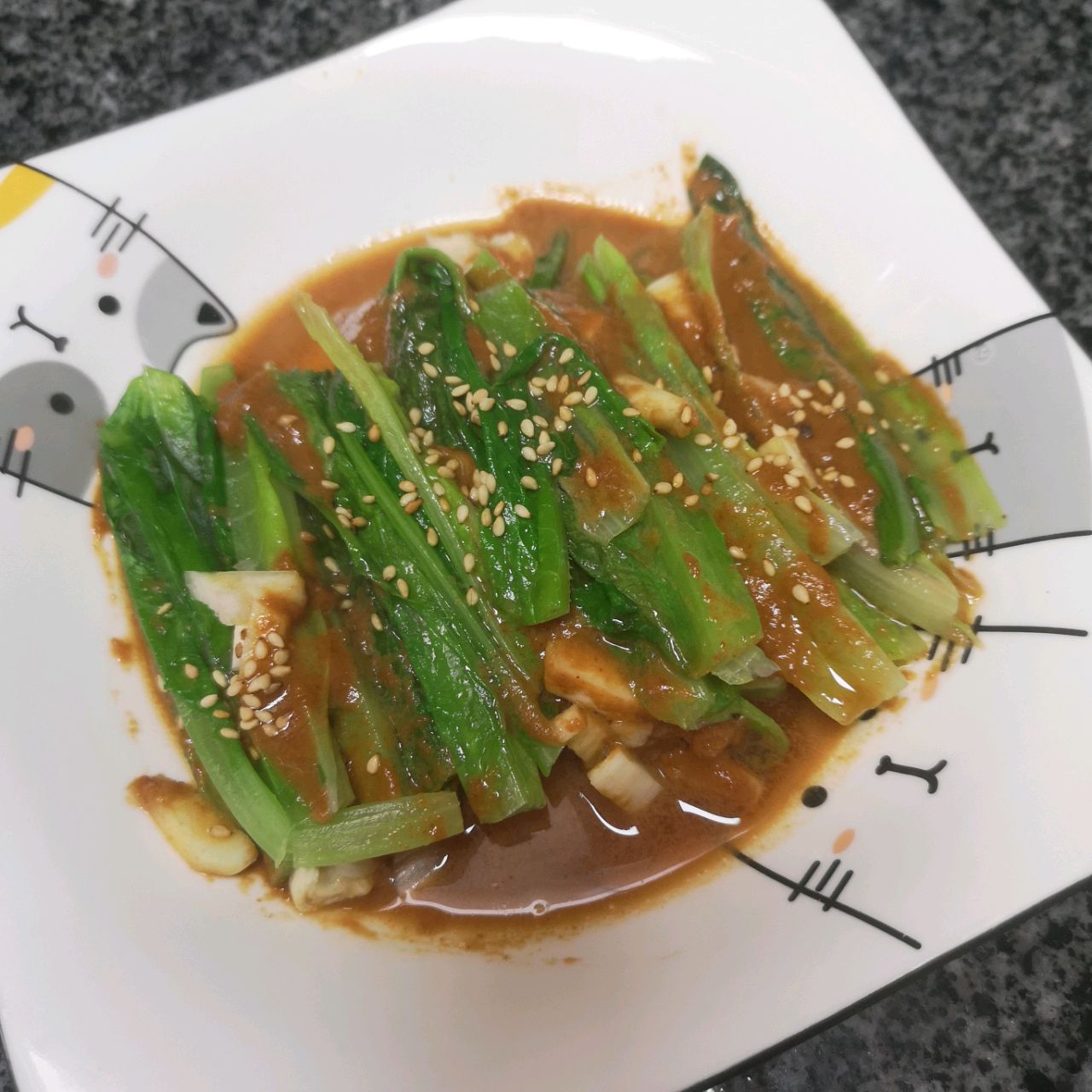 特别的口味>拌油麦菜