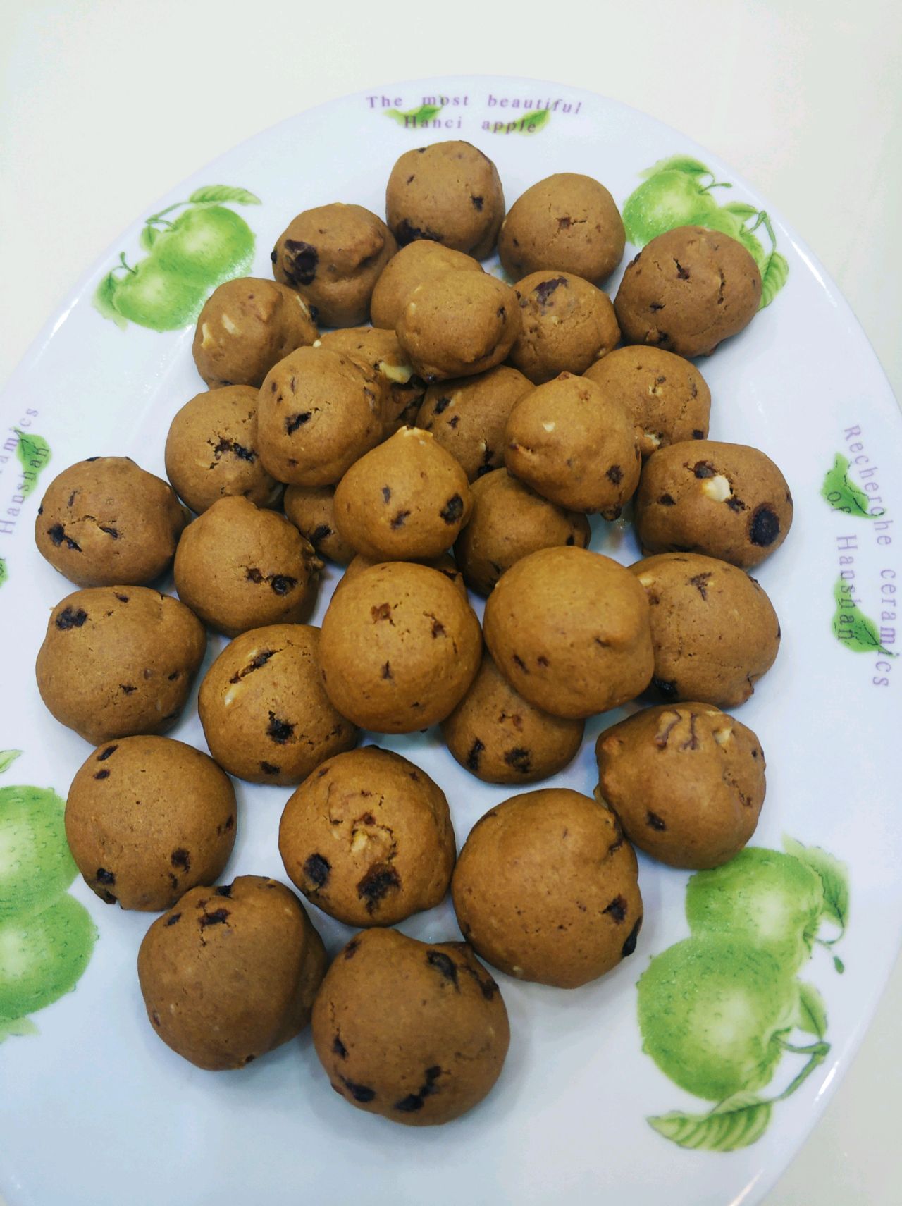 甜点：红枣核桃饼干