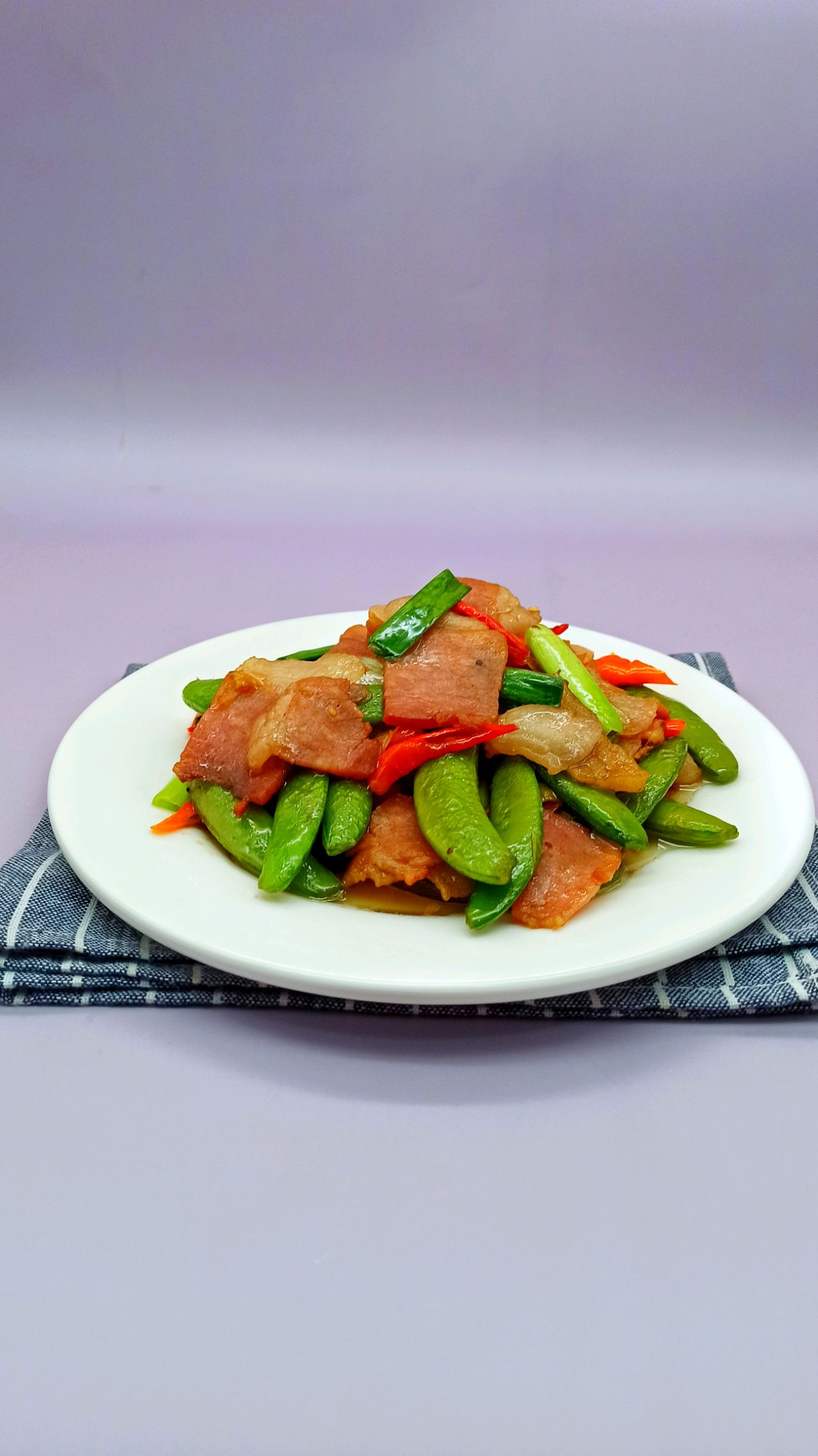 甜豆炒腊肉 （改良版）