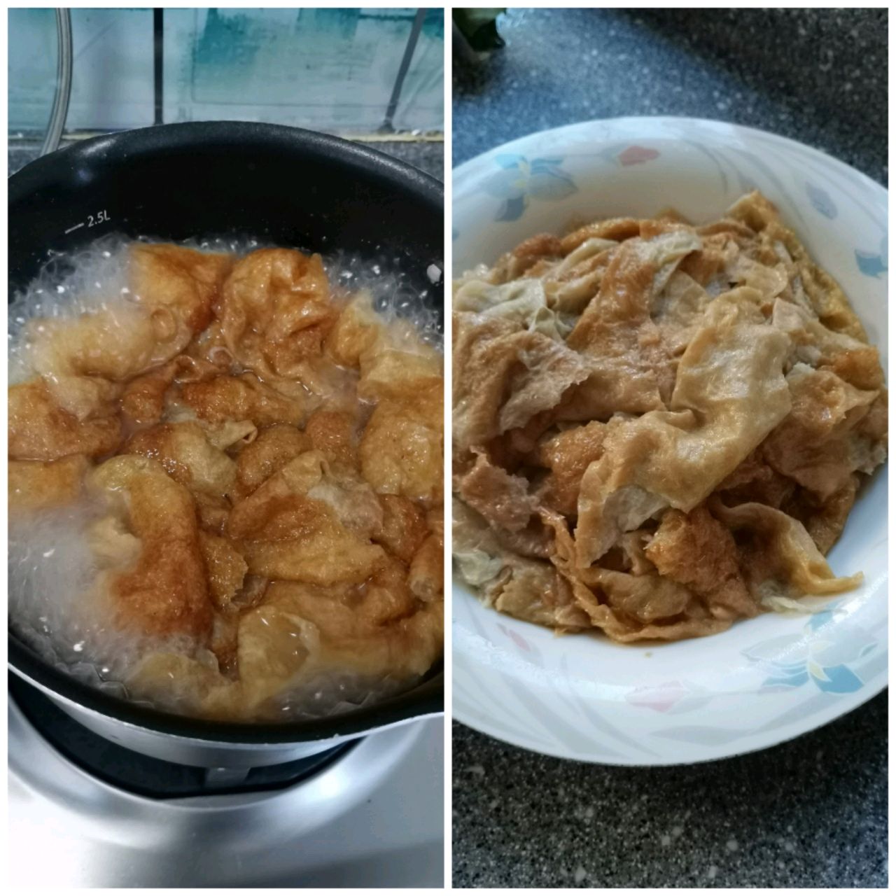 天津特色菜虾仁独面筋
