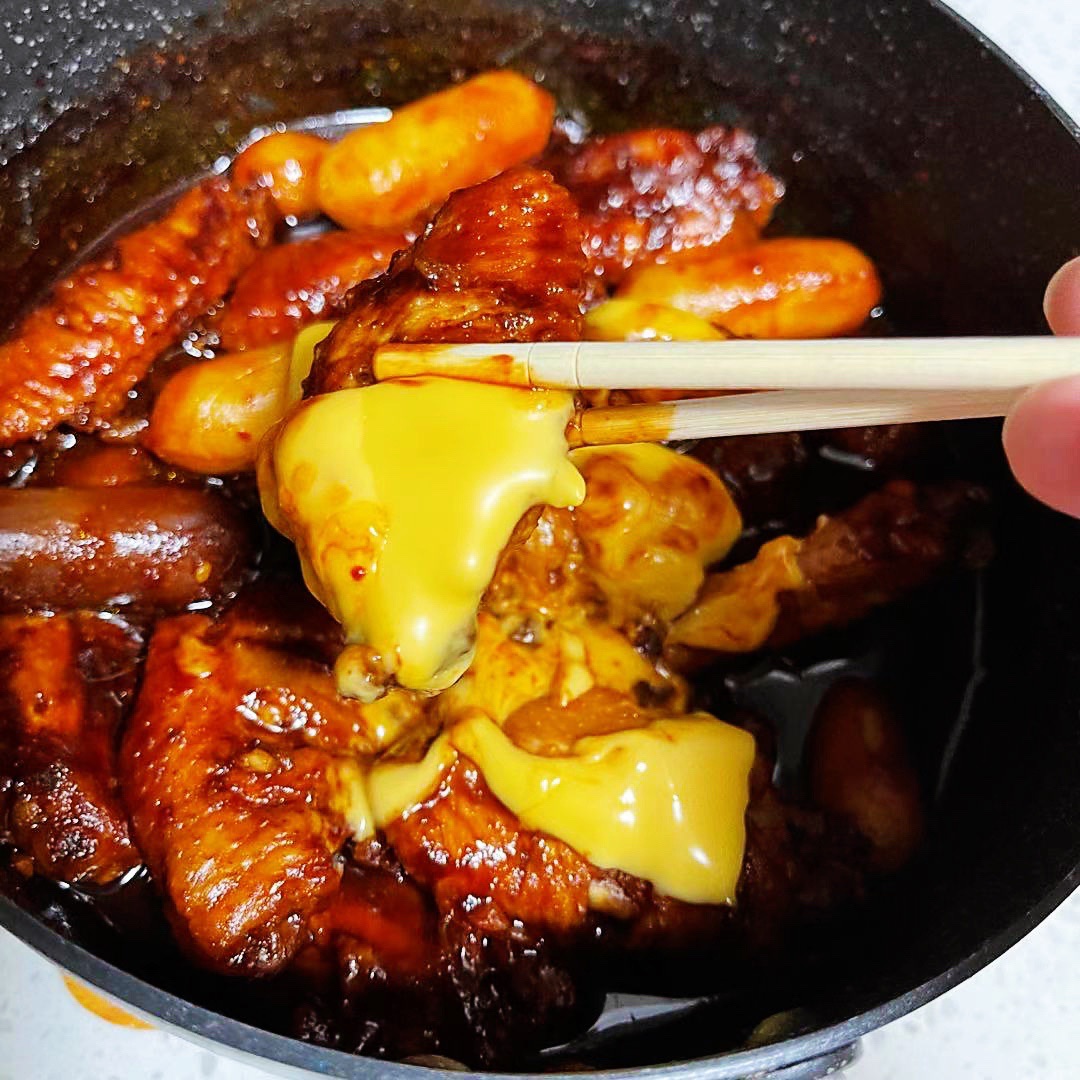 甜辣芝士鸡翅