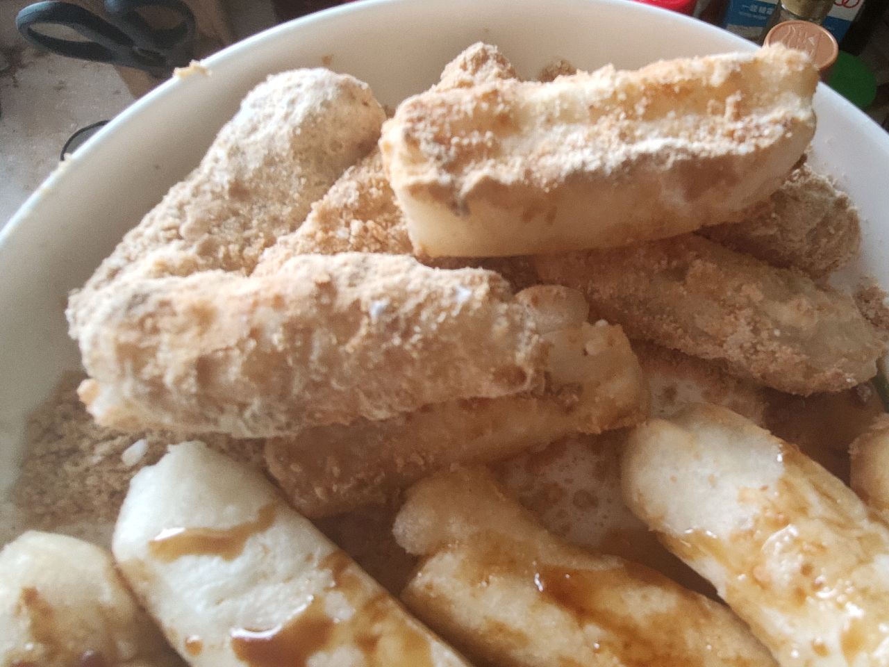 甜蜜蜜的红糖糍粑