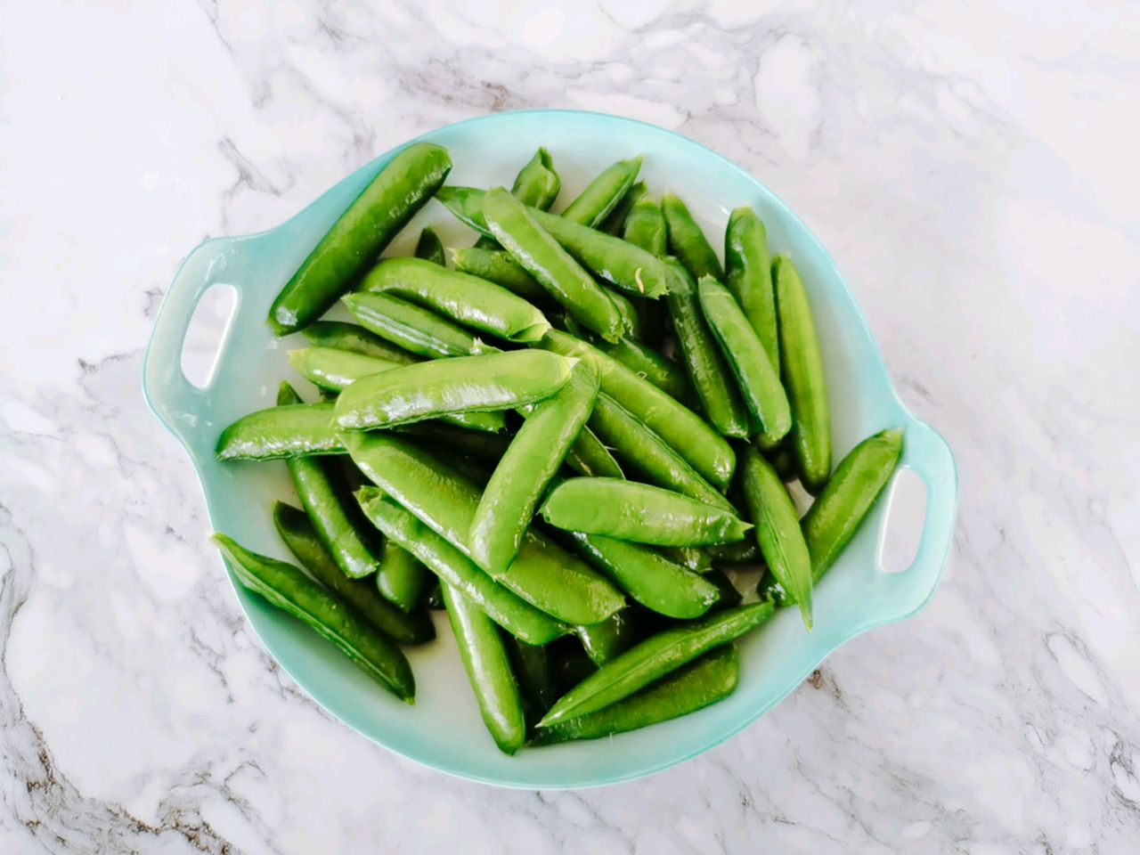 甜蜜蜜笑哈哈之甜豆炒虾仁