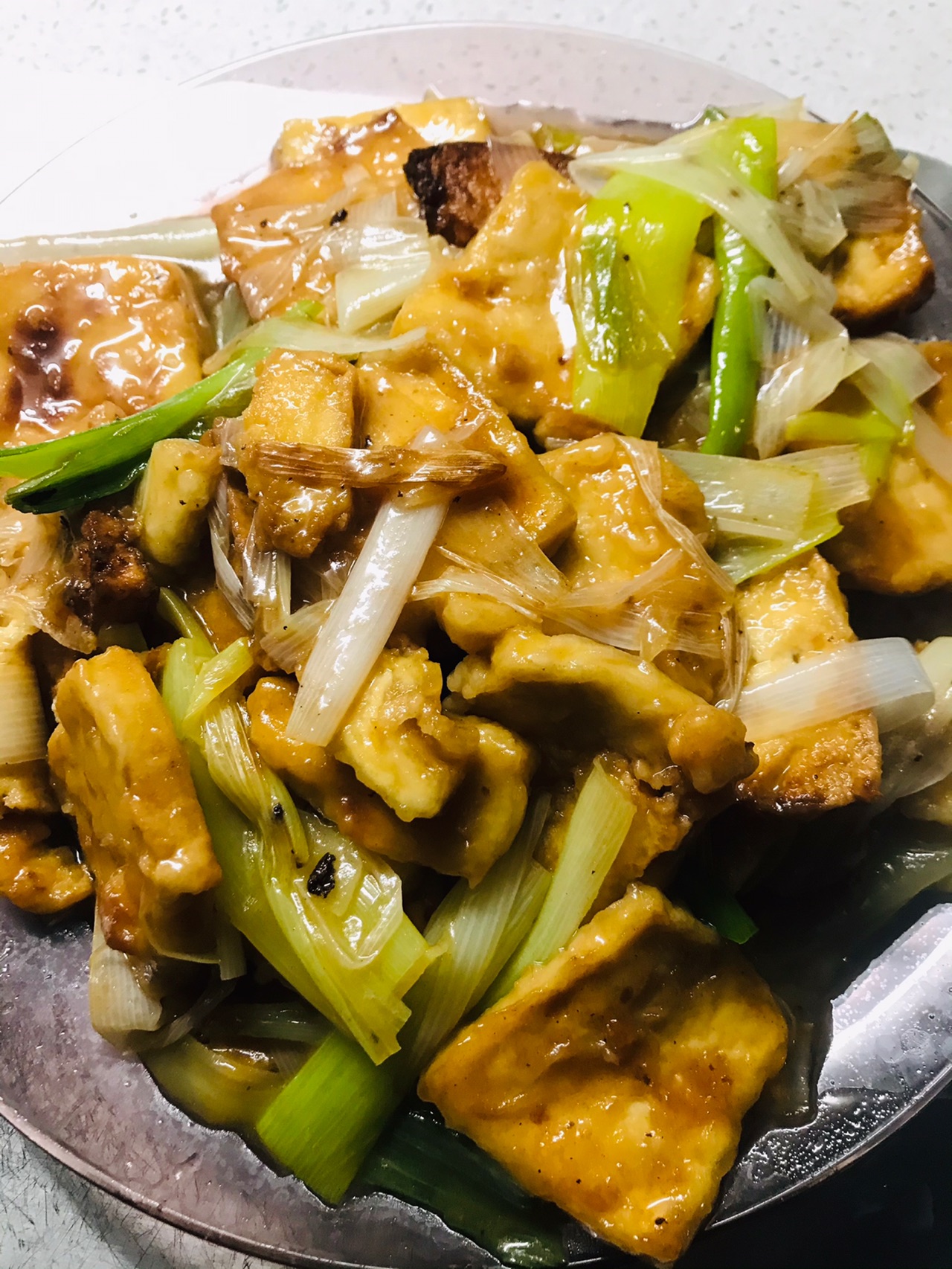 舔盘葱烧豆腐