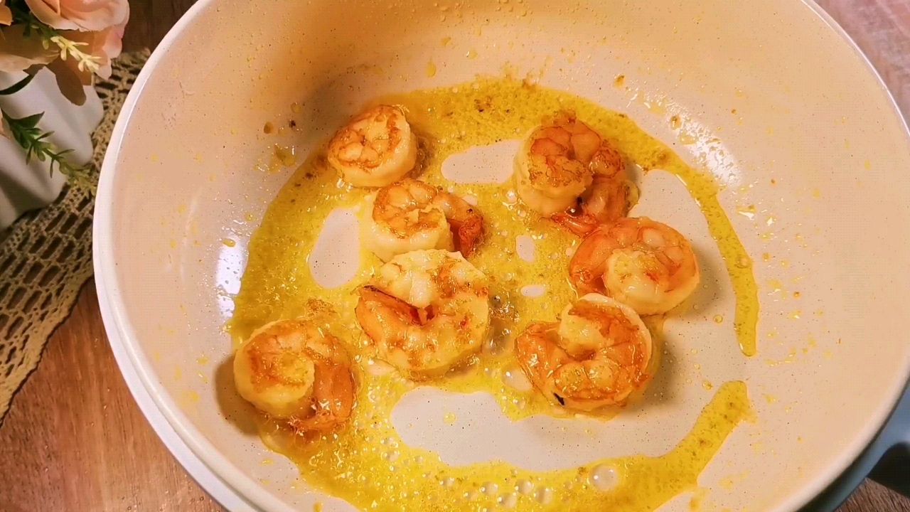 舔盘子系列——番茄虾仁意面