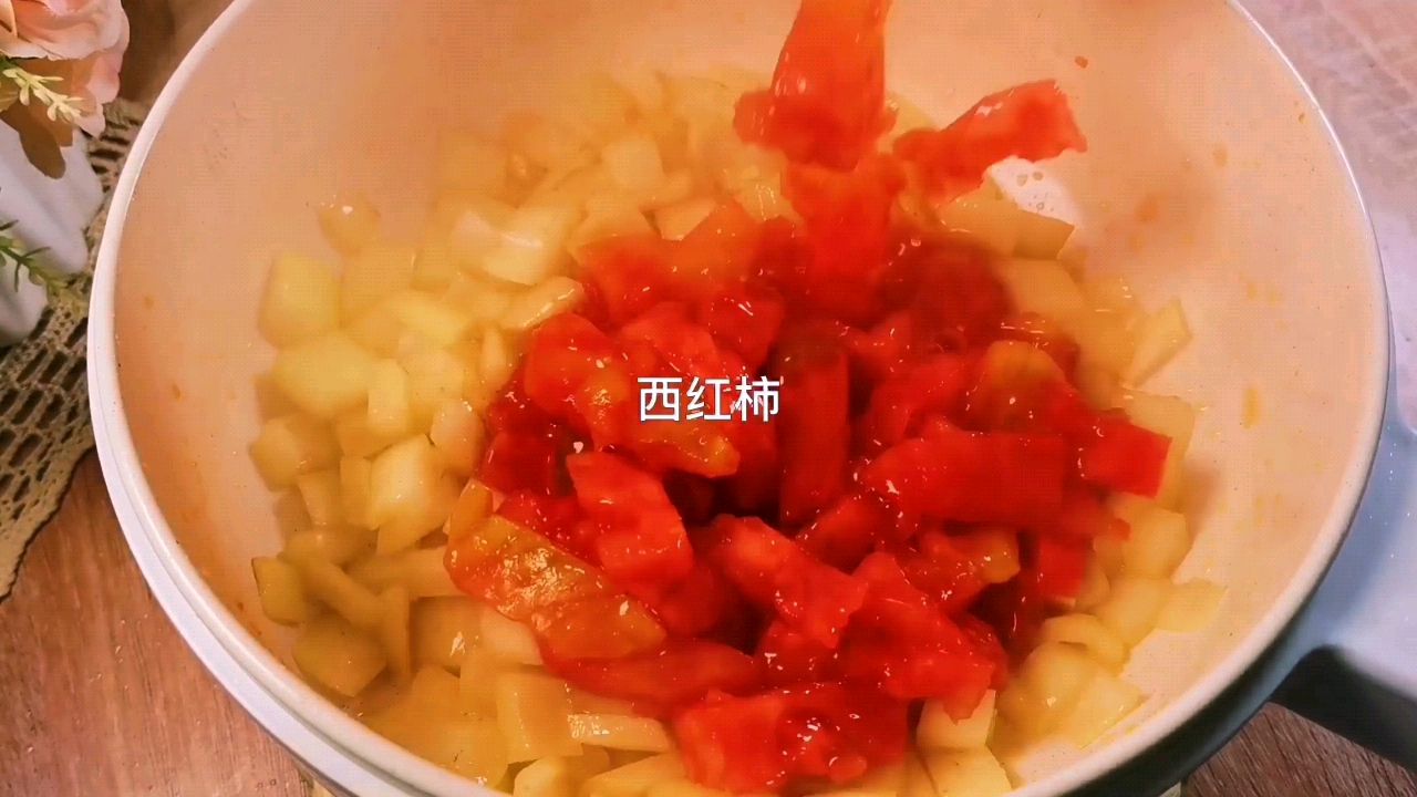 舔盘子系列——番茄虾仁意面