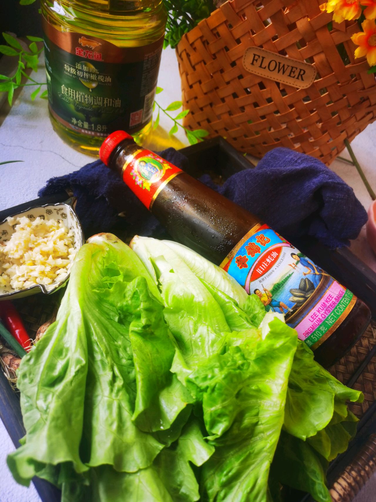 天生绝配→→蚝油生菜
