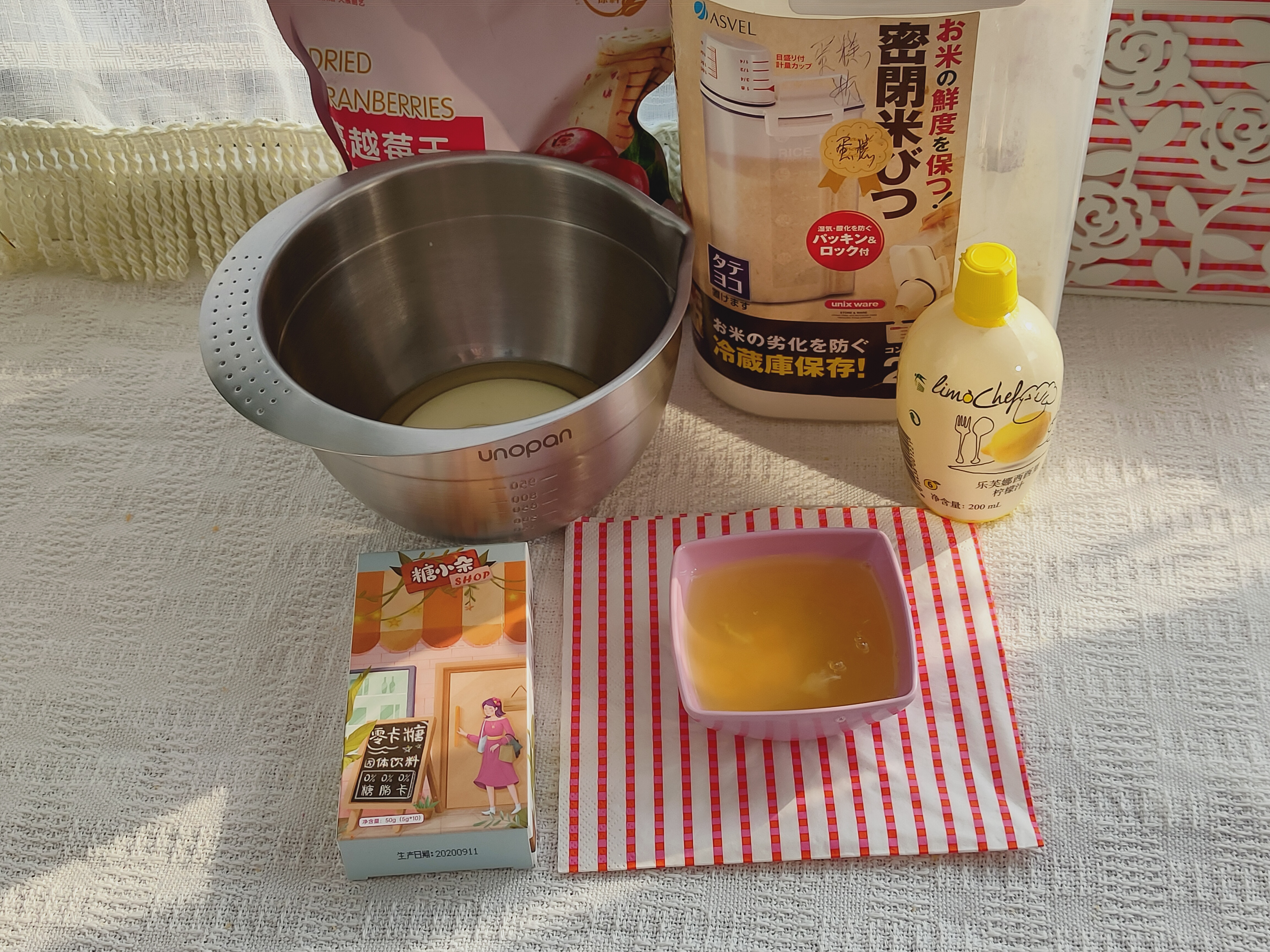 天使蛋糕(蔓越莓）