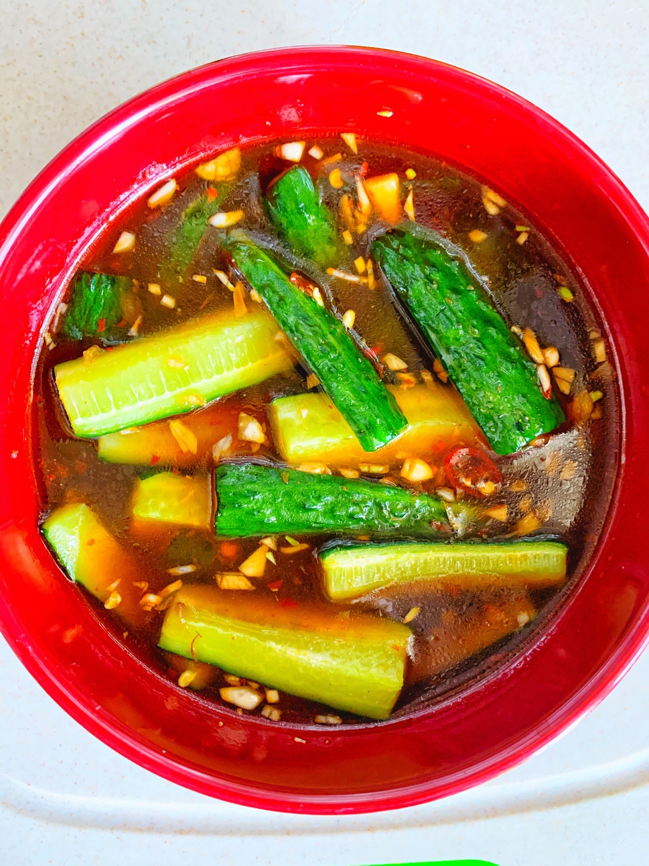 甜酸小黄瓜，清脆爽口开胃小菜