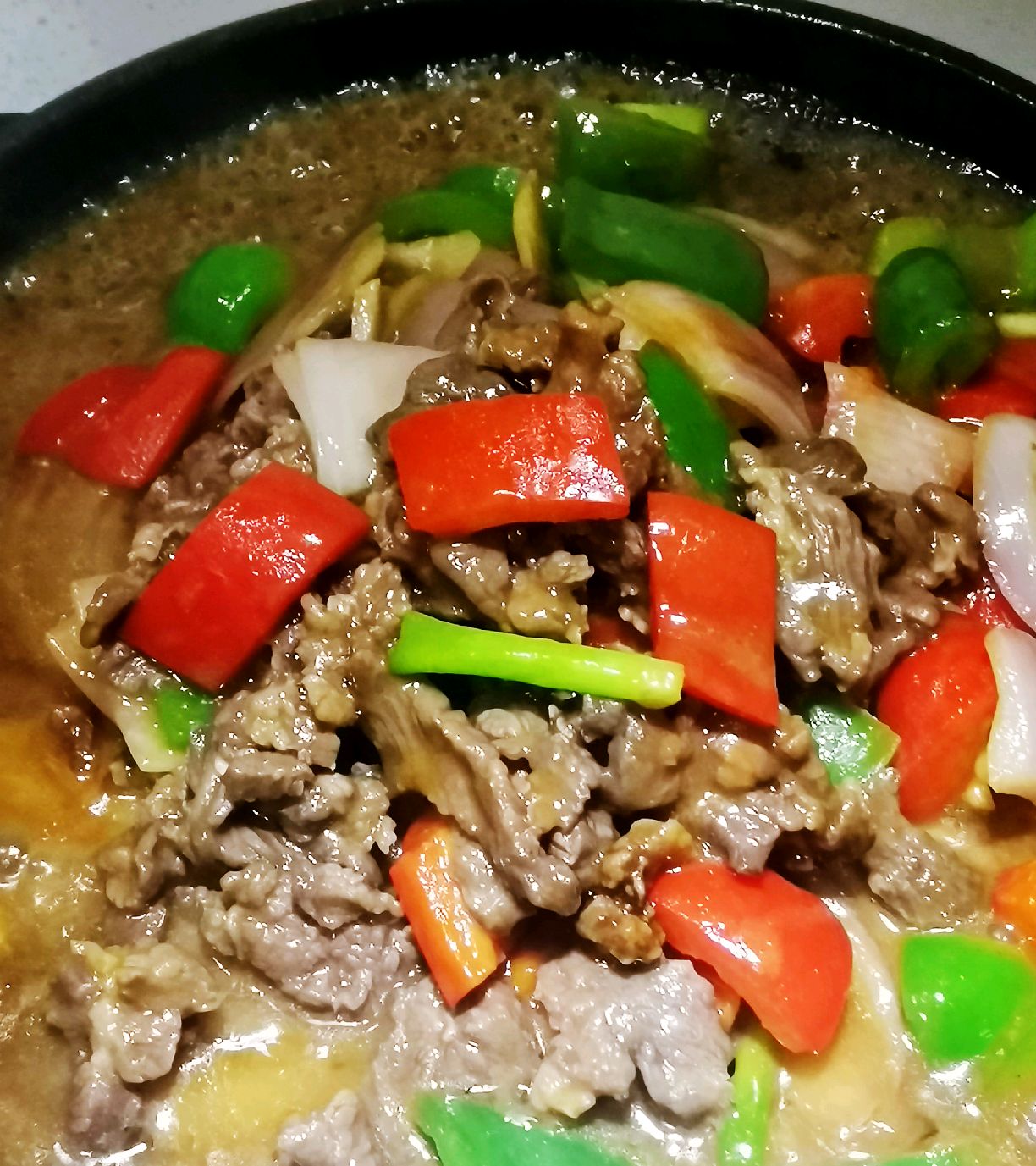 铁板蚝油牛肉