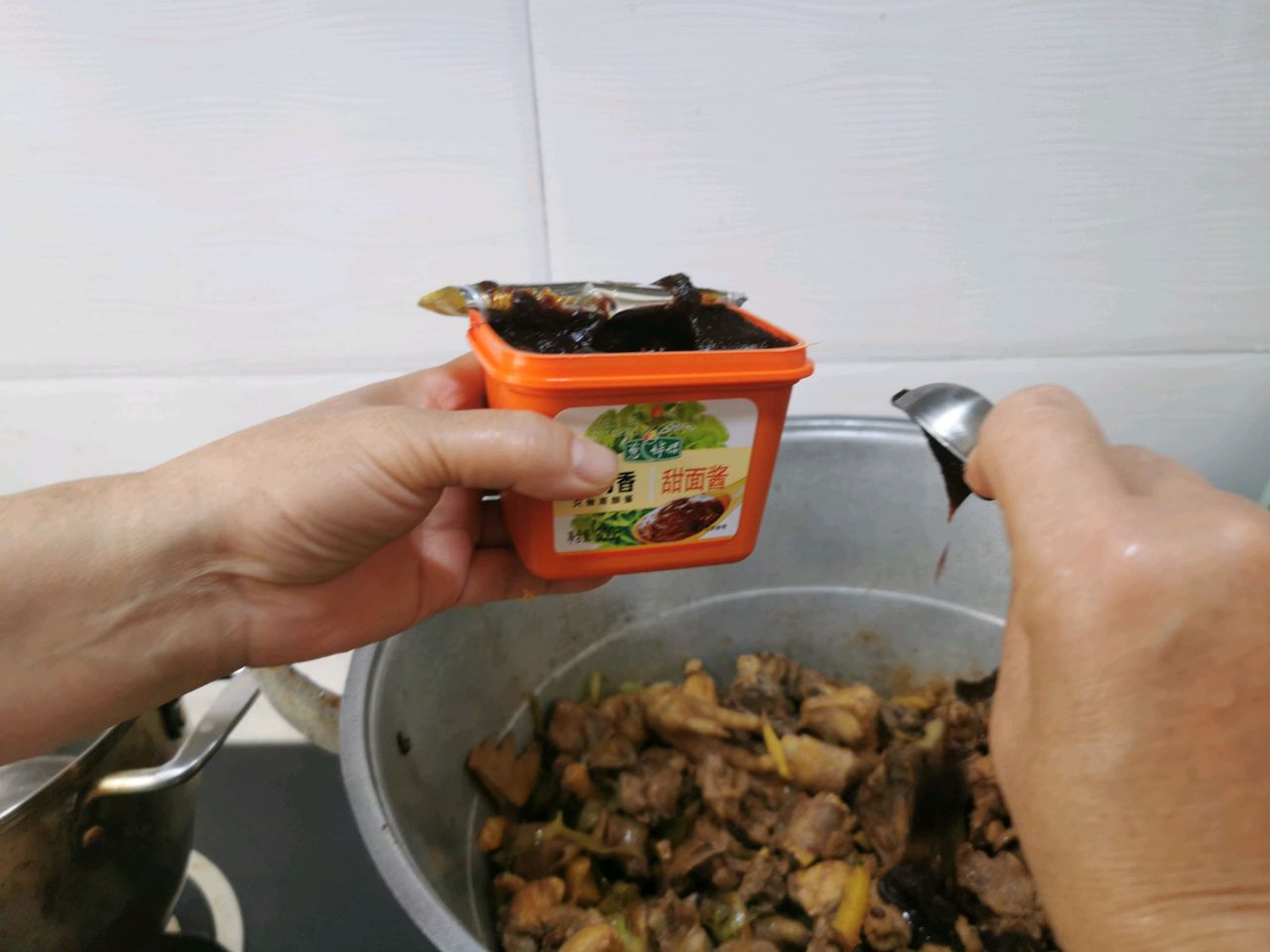 铁锅炖大鹅盖浇饭