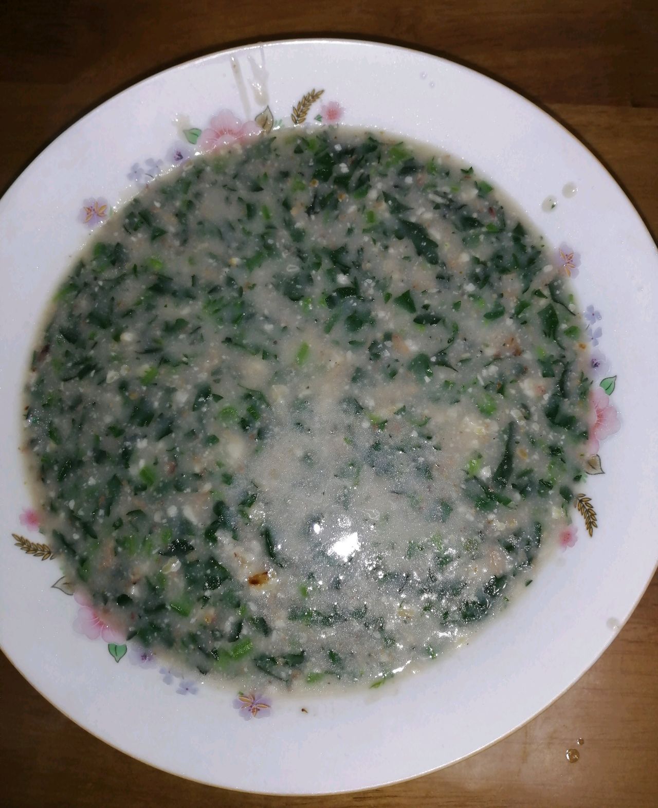 茼蒿花生汤