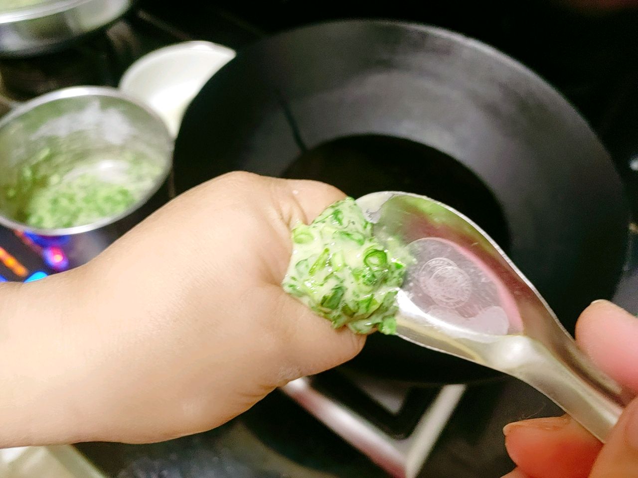 茼蒿丸子