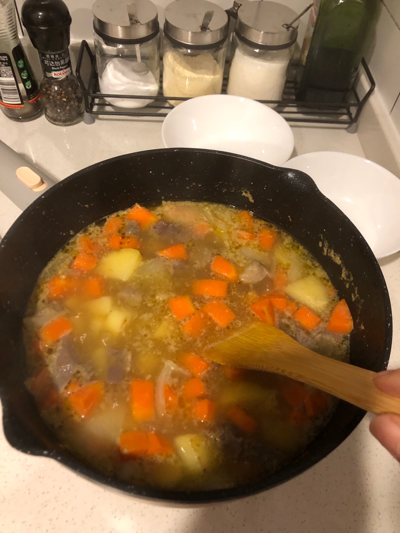 偷懒必备土豆牛肉咖喱饭