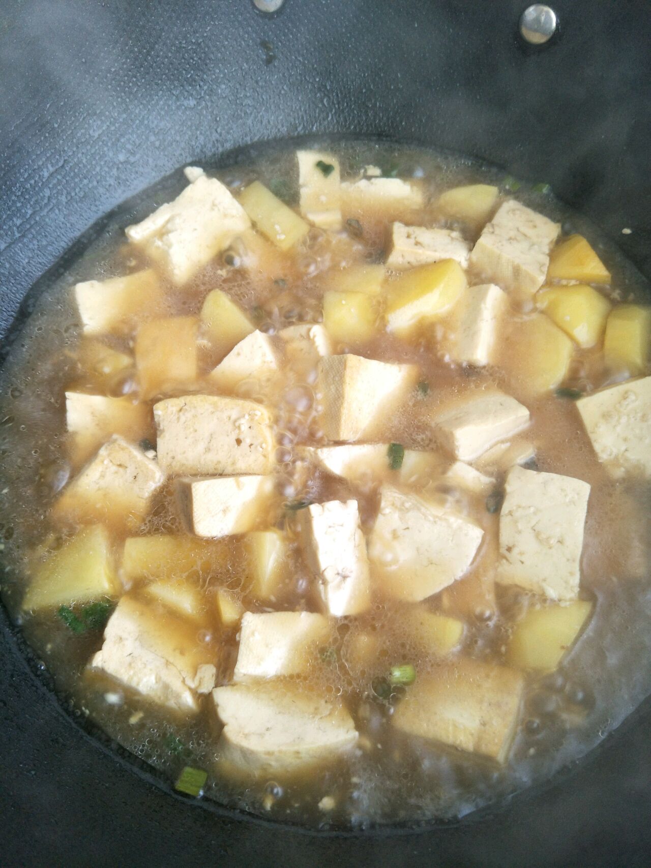 土豆炖豆腐