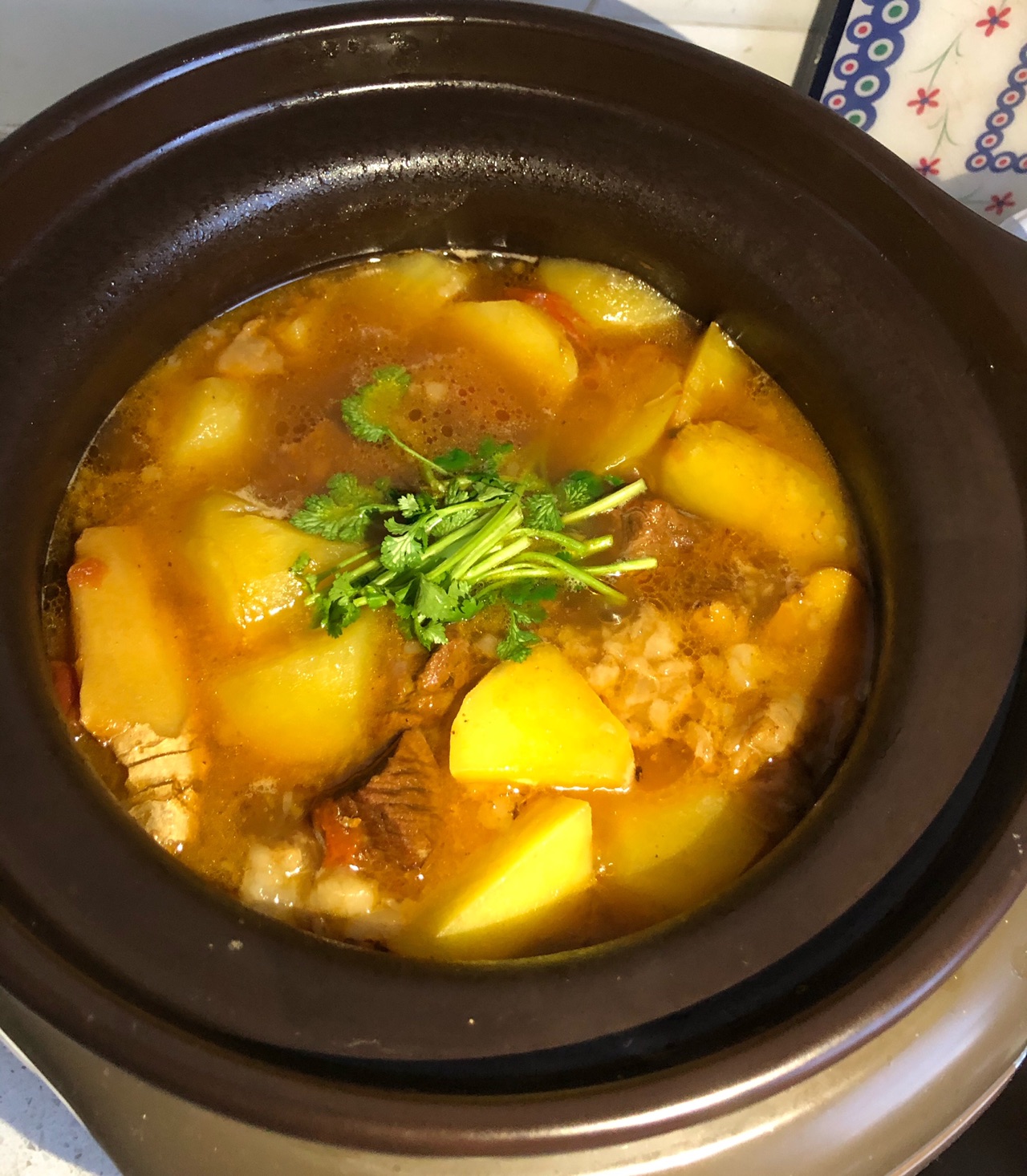 土豆番茄炖牛肉