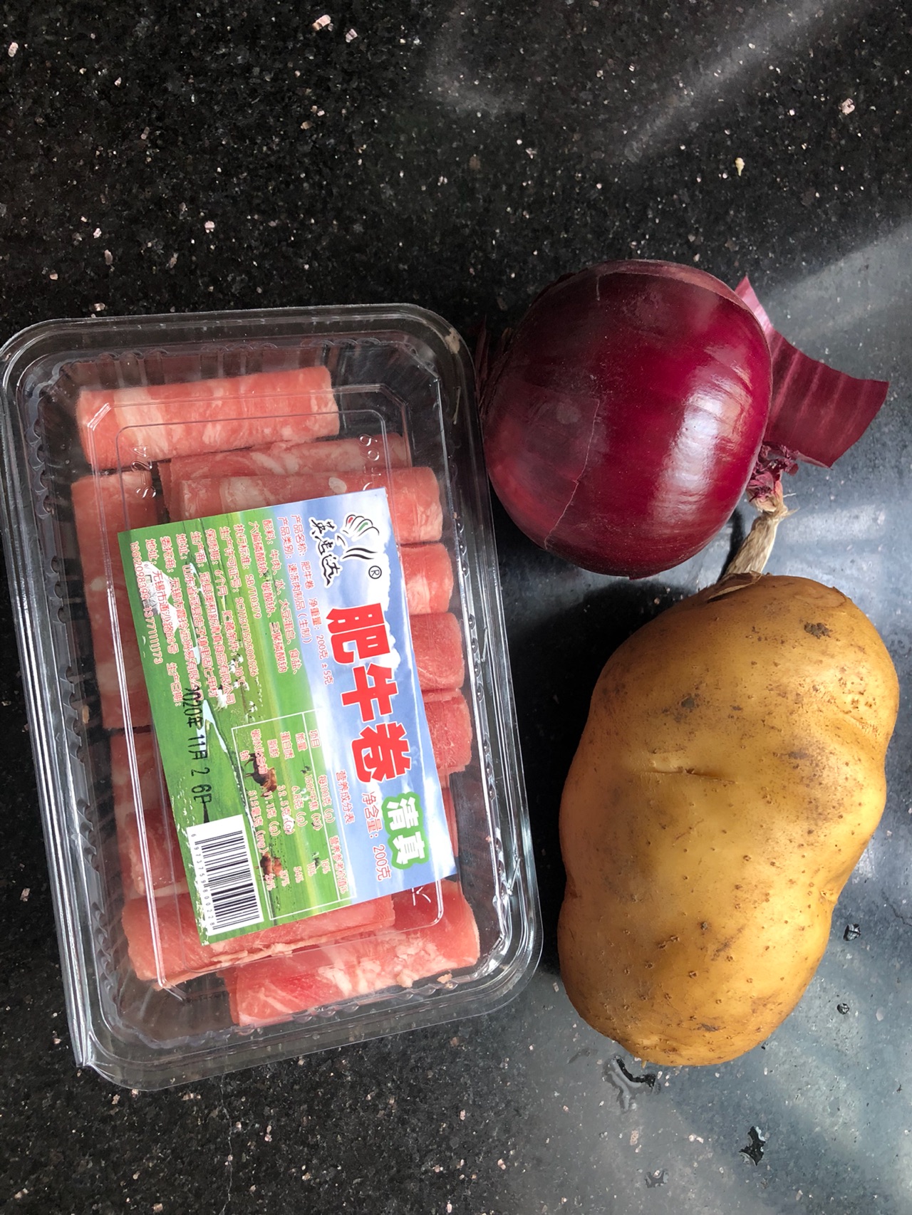 土豆肥牛