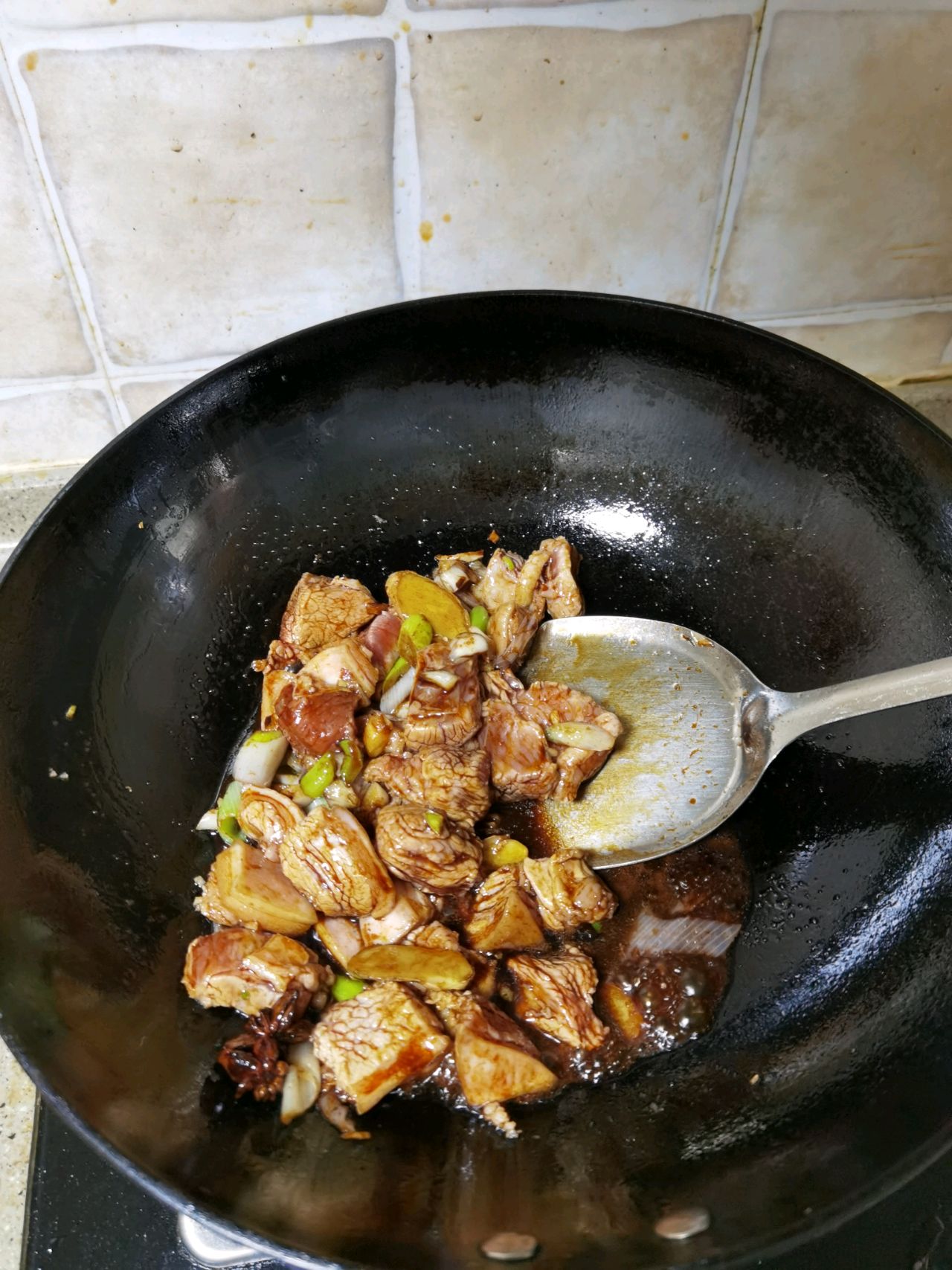 土豆焖豆角