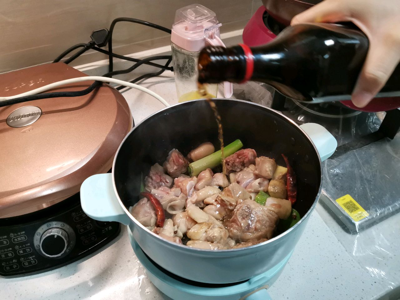 土豆焖鸡