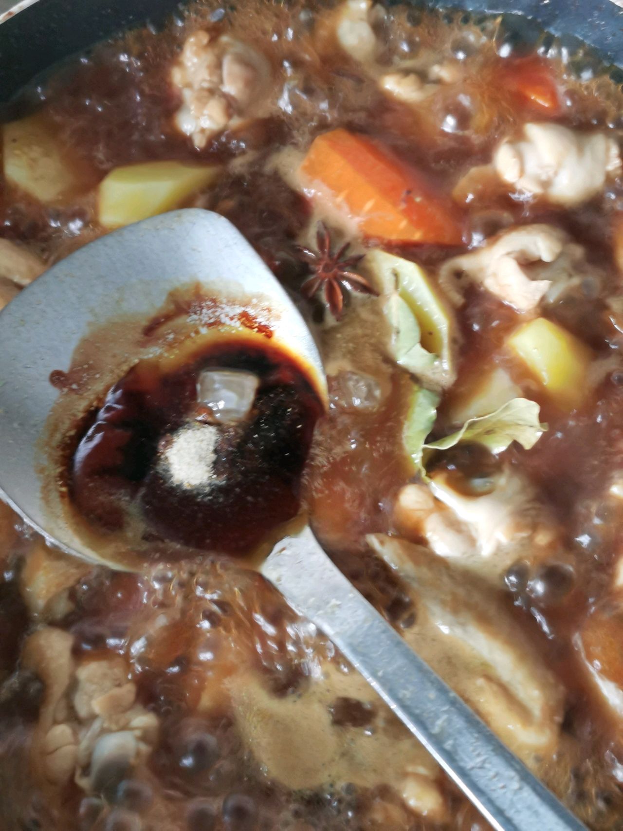 土豆焖鸡翅