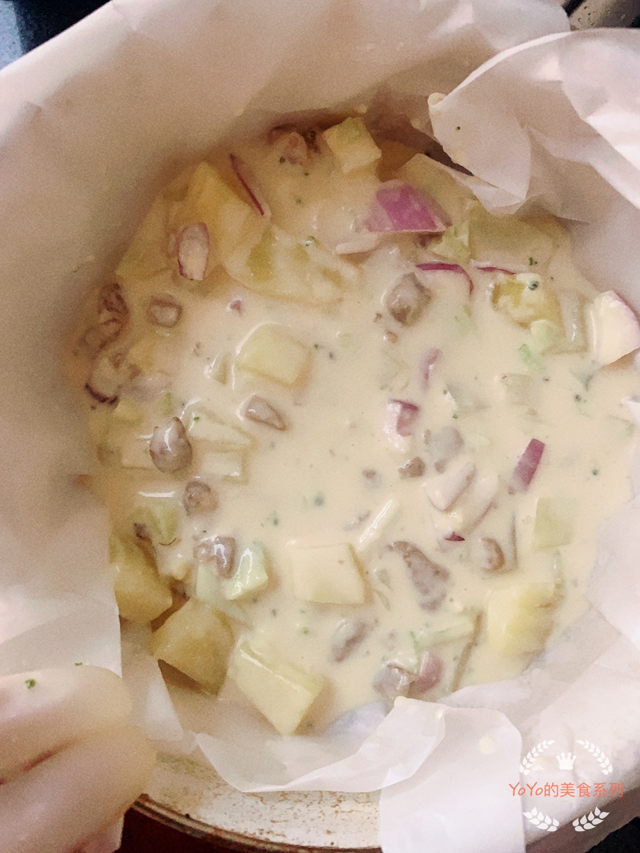土豆牛肉流心蛋糕
